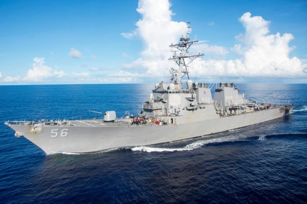 US Navy ship collides with merchant vessel near Strait of Malacca