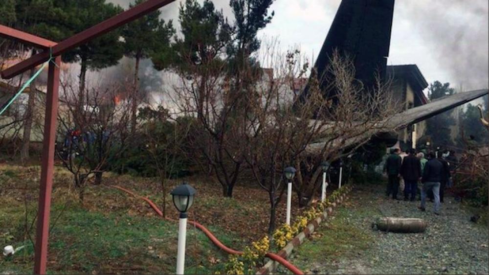 Iran: Cargo plane crashes in west Teran, 16 dies