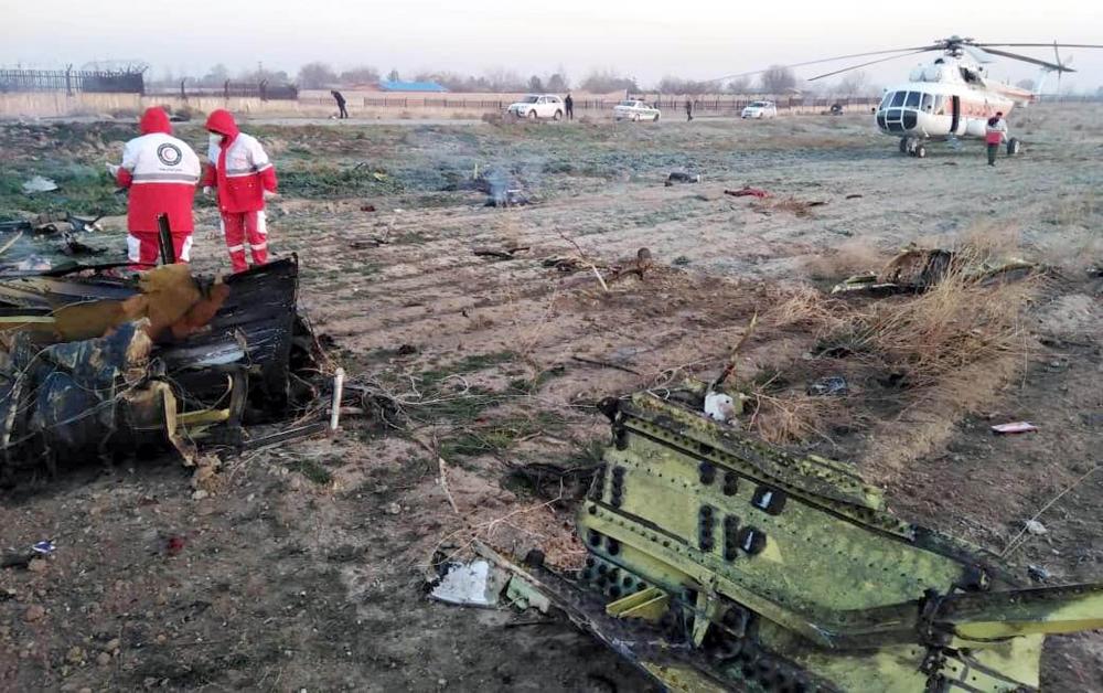 Iran: Ukrainian Boeing-737 flight crash leaves 176 passengers killed