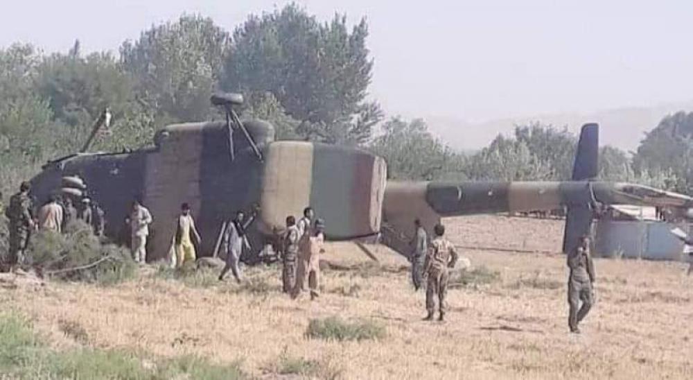 Two killed as AAF helicopter crashes in Nangarhar