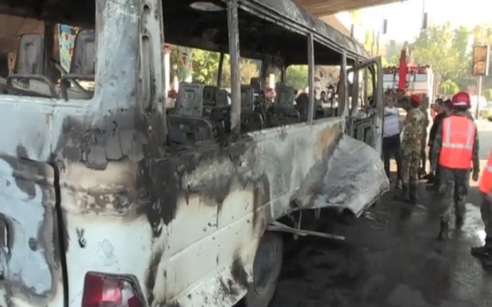 14 killed, two injured in bomb attack on Damascus army bus: Syrian state media