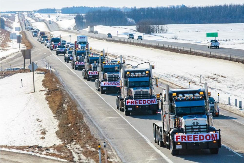 Trucker convoy protest: State of emergency declared in Canada's Ontario province