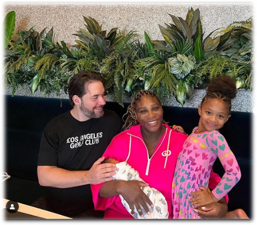 Tennis icon Serena Williams, husband Alexis Ohanian welcome second child