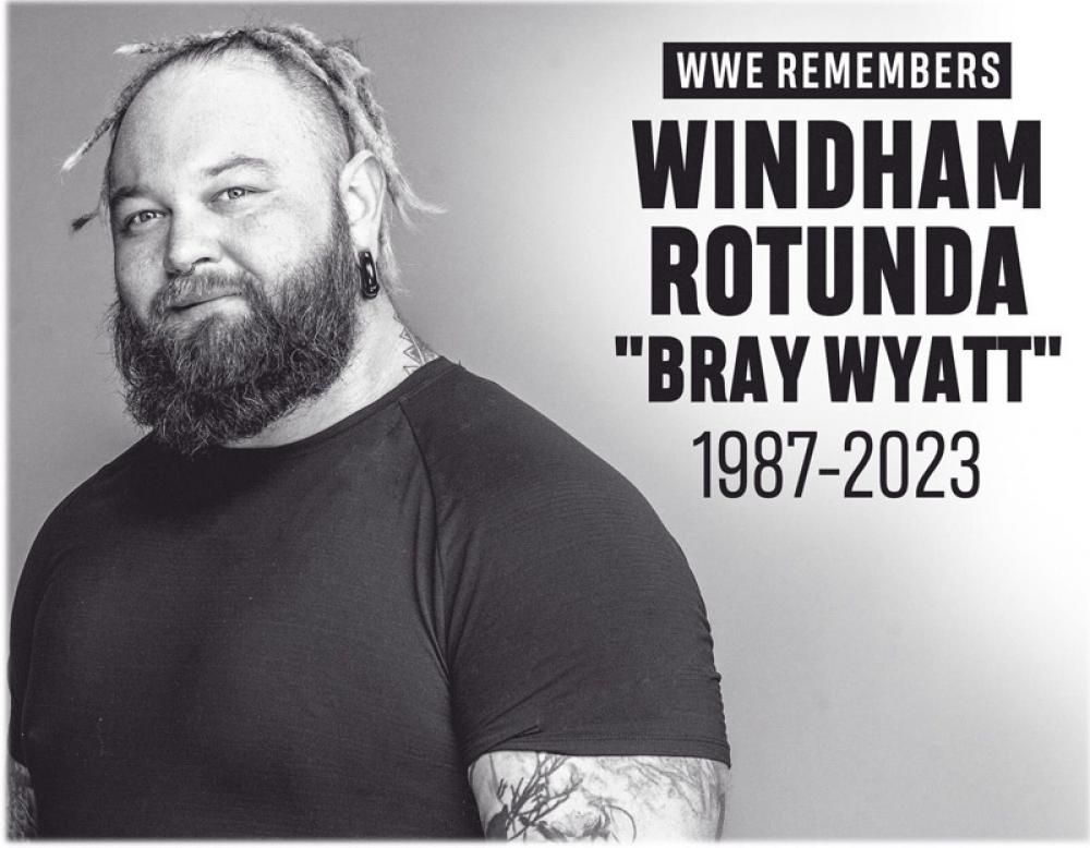 Ex-WWE champion Bray Wyatt dies at 36 from heart attack