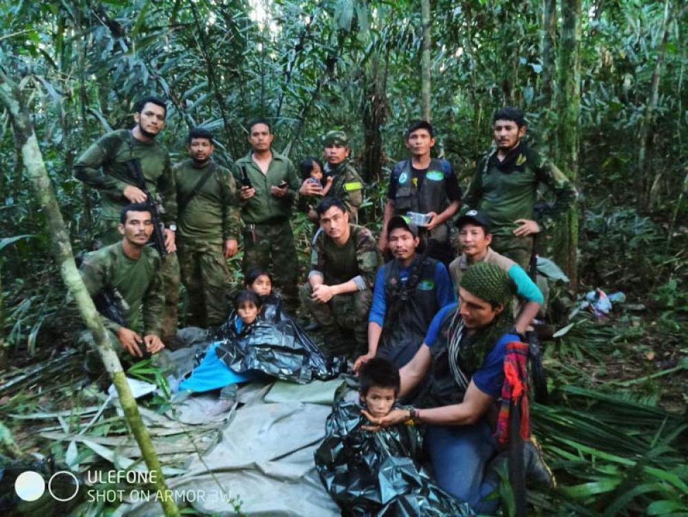 Colombia plane crash miracle: Four children rescued after 40 days in Amazon jungle 