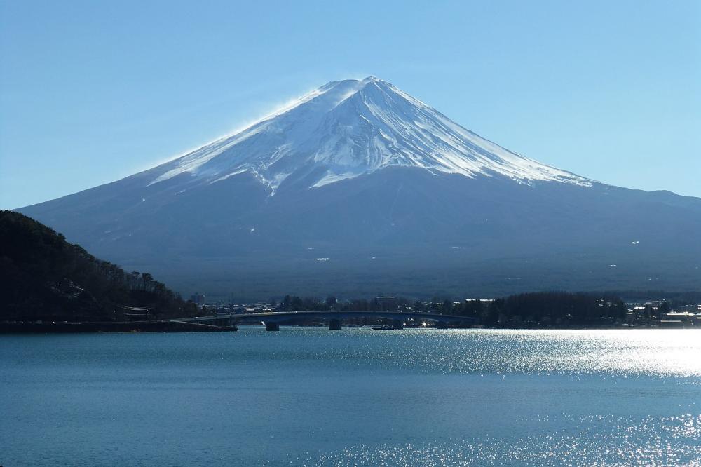 Fujikawaguchiko town puts up view-blocking barrier amid spike in tourist footfall to capture Japan's picturesque Mount Fuji