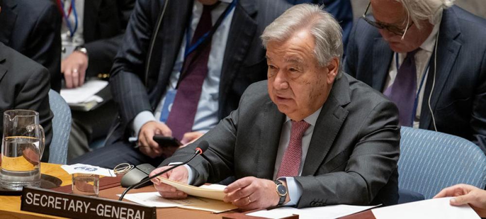 UN chief Antonio Guterres appeals for maximum restraint in the Middle East