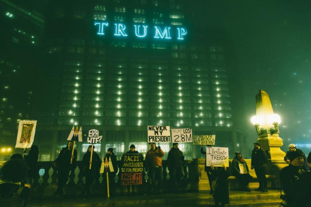 Massive protest erupt across USA against Donald Trump's recent win in Presidential polls