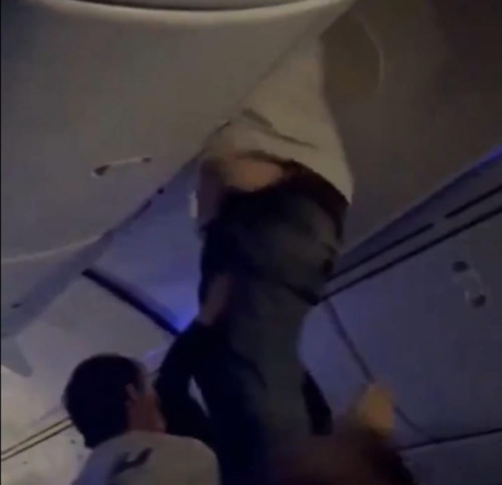 Air Europa plane hit by severe turbulence, viral video shows passenger stuck inside overhead bin