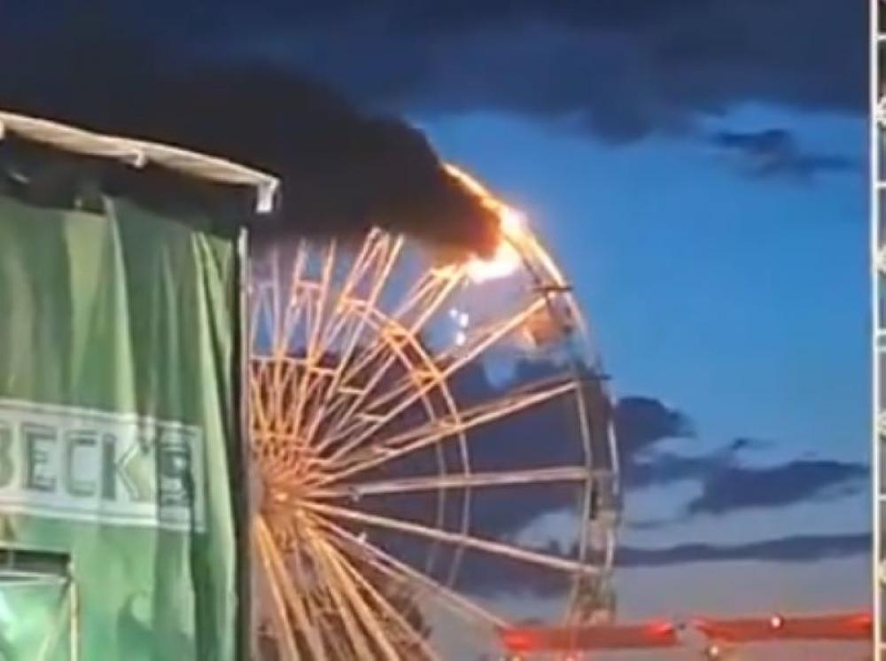 Fire at Ferries wheel at music festival in Germany leaves 20 hurt