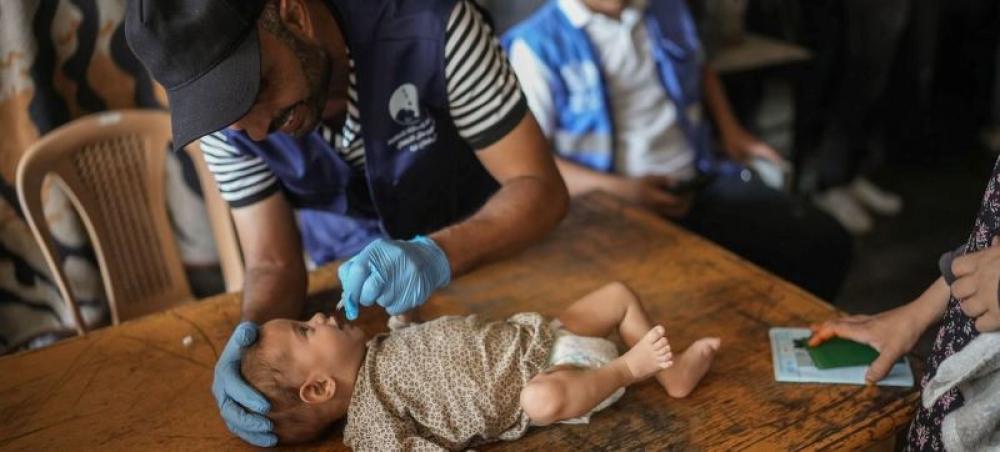 Israel-Palestine conflict: UN officials repeat calls for peace as Gaza polio vaccinations get underway