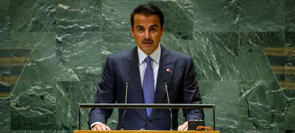 Israel crisis: Qatar will continue to mediate for peace in Gaza, says Amir Al Thani while addressing UNGA