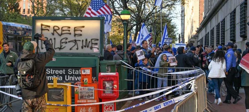 NYPD cops storm Columbia University campus, clear out anti-Israel demonstrators