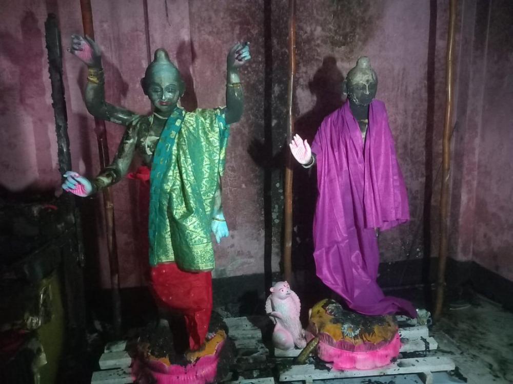 Bangladesh: Authorities arrest four for vandalising Hindu properties in Sunamganj