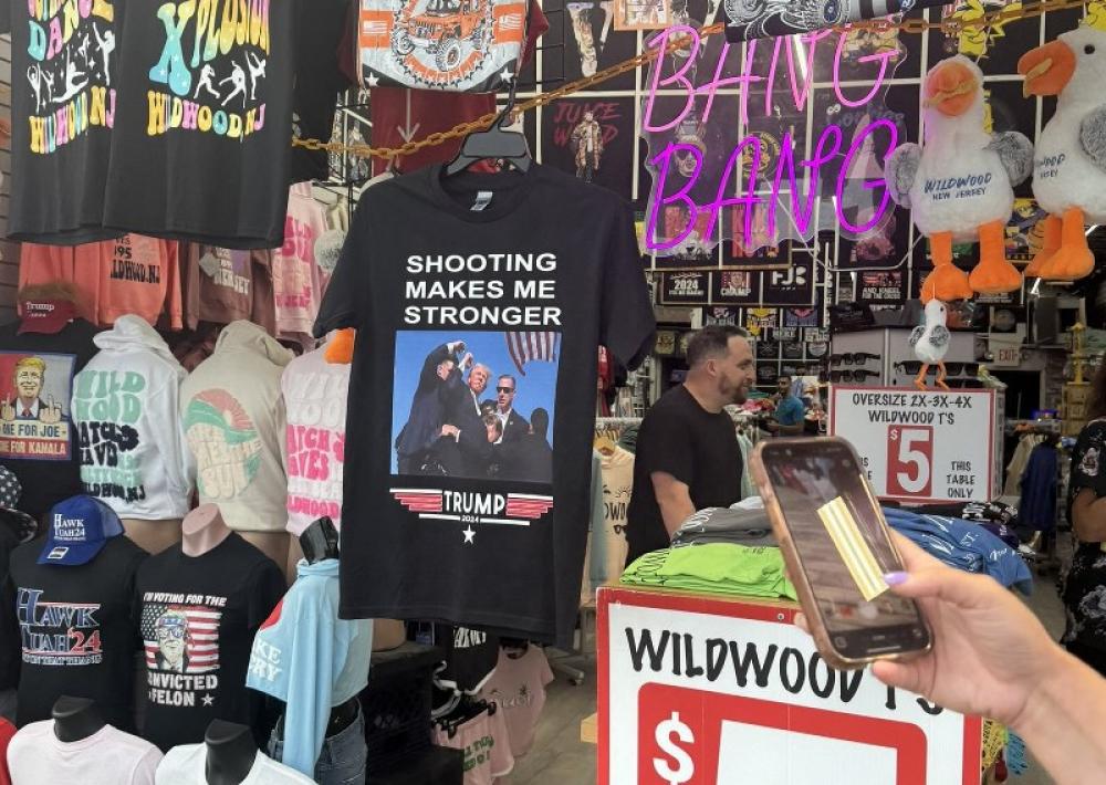 Trump attack t-shirts go on sale in China just hours after ex-President escaped assassination attempt