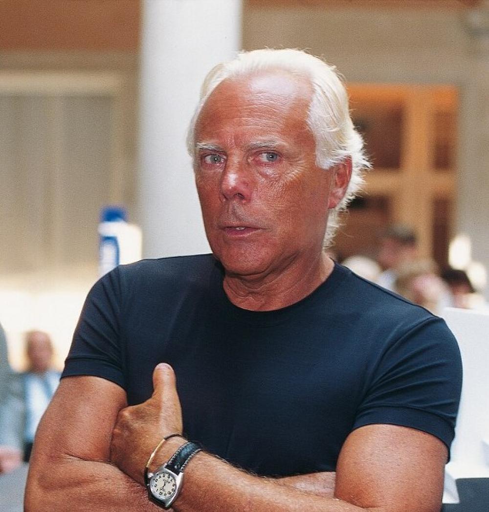 Giorgio Armani, September 1997. (Photo: wikipedia.org)