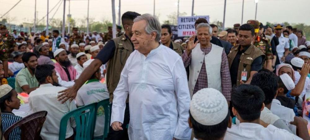 Antonio Guterres vows to prevent Rohingya suffering during Bangladesh visit 