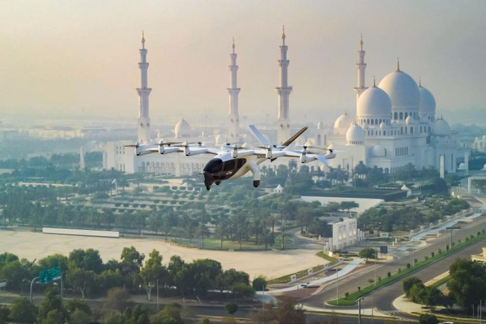 Abu Dhabi tests first driverless air taxi, video goes viral Abu Dhabi tests first driverless air taxi, video goes viral
