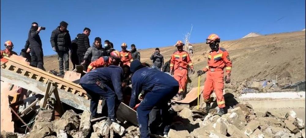 Tibet earthquakes: Death toll spikes to 126, rescuers brave biting cold weather to save those trapped under debris