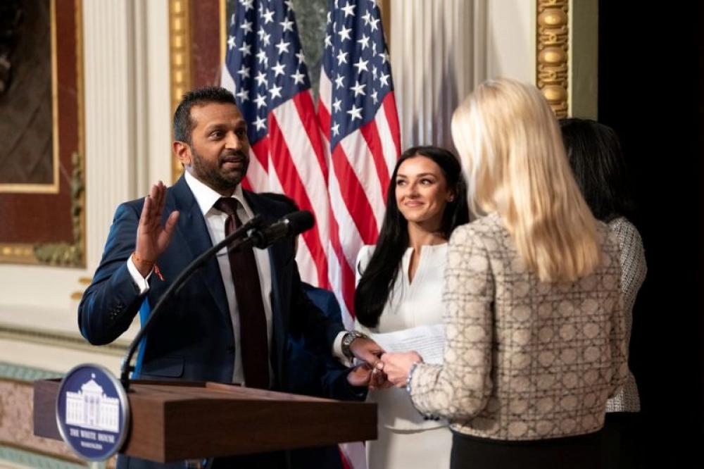 Kash Patel takes oath as Trump's FBI chief