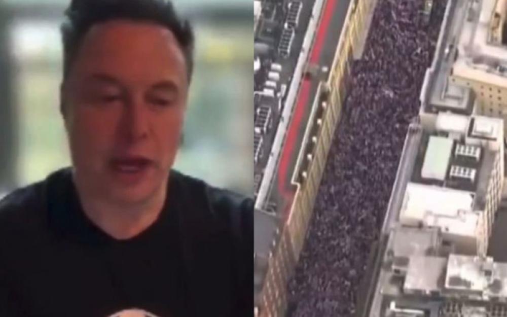 Elon Musk addresses London far-right rally as clashes break out, 25 arrested Elon Musk addresses London far-right rally as clashes break out, 25 arrested