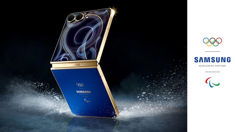 Galaxy Z Flip7 Olympic edition: AI, victory selfies and gold-trimmed glory 