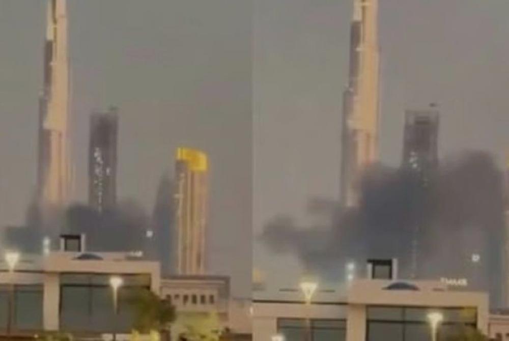 Dubai's Burj Khalifa hit? Video shows explosion, smoke near world's tallest structure as Iran retaliates