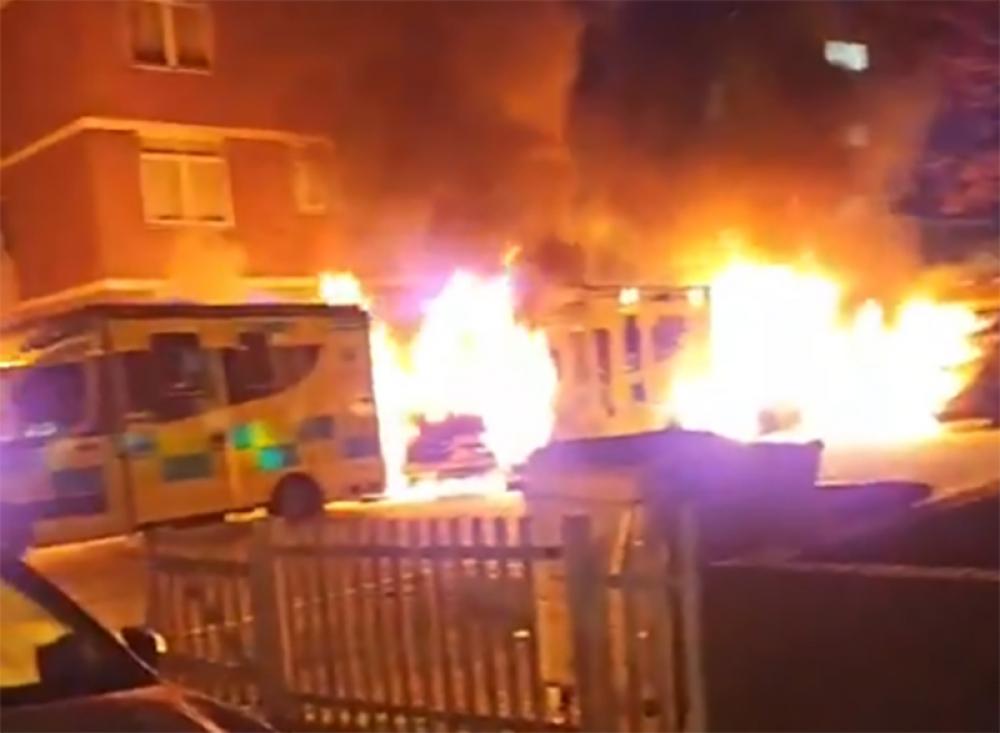 Antisemitic hate crime:Jewish volunteer ambulances set on fire outside London synagogue