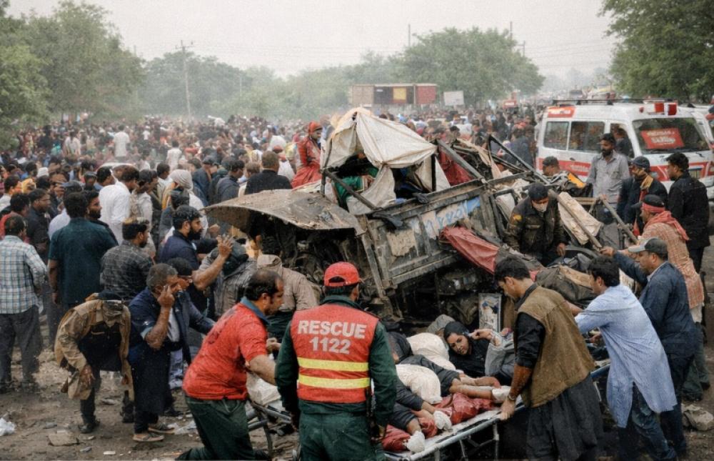 One killed, 12 injured after mini-truck hits Easter procession in Pakistan