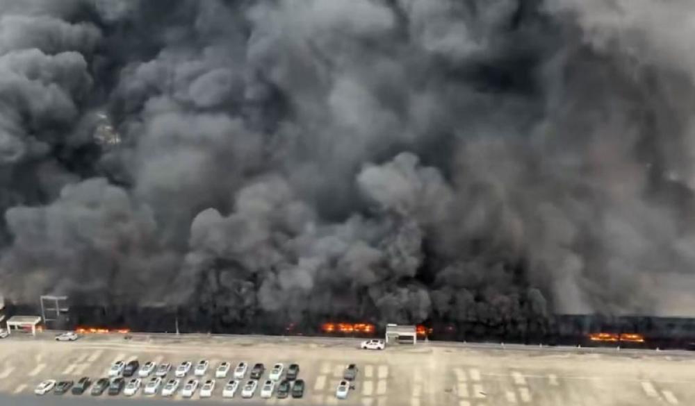 China: Massive blaze at BYD plant sparks panic, video goes viral online