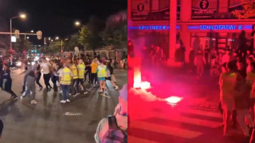 Police officer injured, four arrested as London witnesses disorder after Morocco's World Cup exit