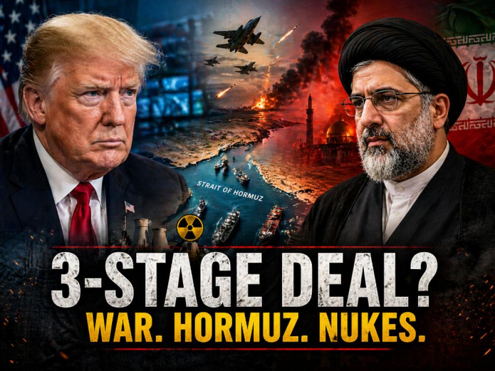 Iran sets 3-stage formula for US talks: Peace first, Strait of Hormuz next, nuclear issue last