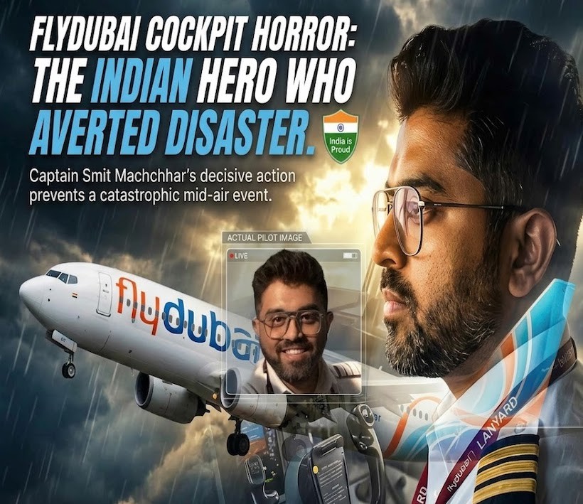 Bleeding on the Cockpit Floor, the Indian Captain Opened the Door That Saved 174 Lives