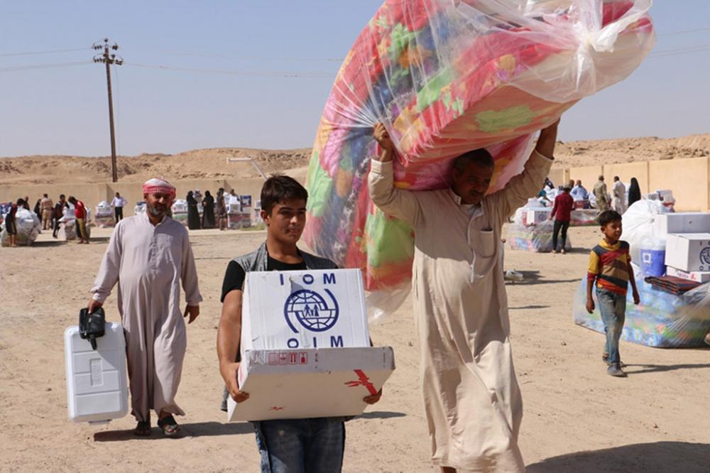Iraq: UN migration agency assists thousands newly displaced from west Anbar