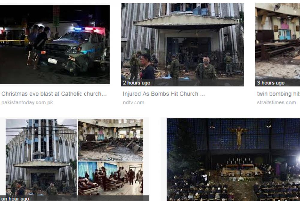 ISIS claims responsibility for Philippines Roman Catholic church blasts