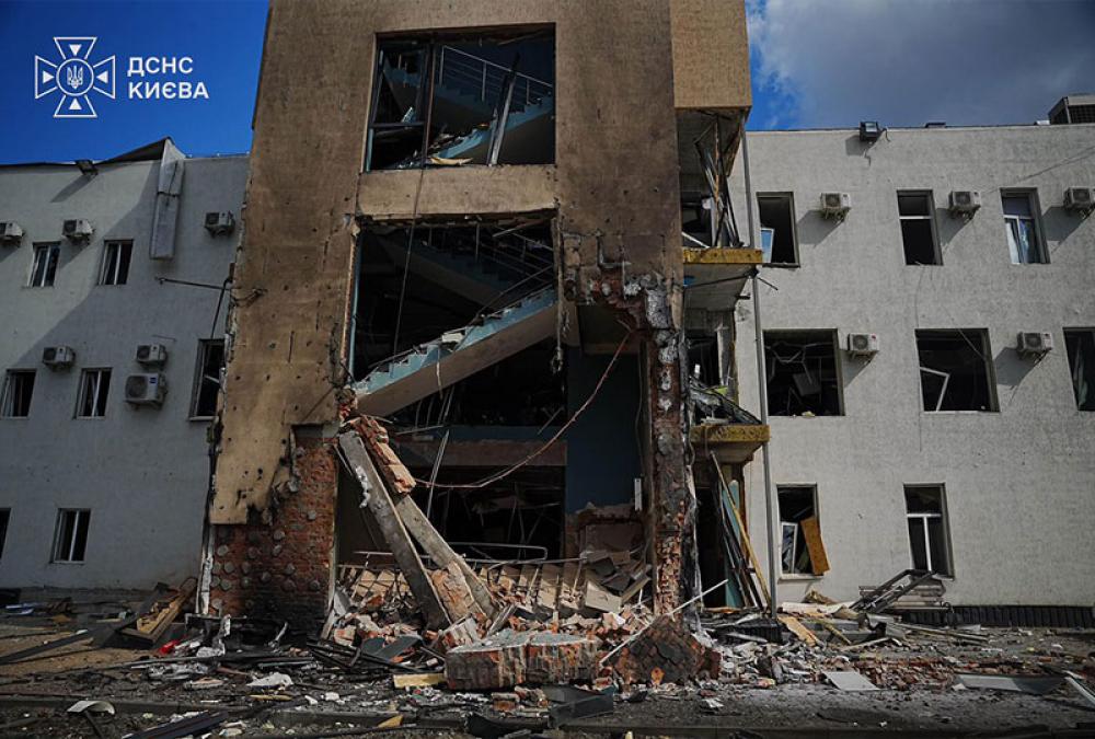 Three dead as Russia hits Kyiv with ballistic missiles, drones 