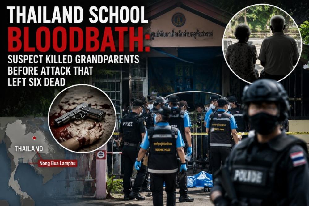 Thailand school horror: Suspect 'killed' grandparents before launching deadly attack