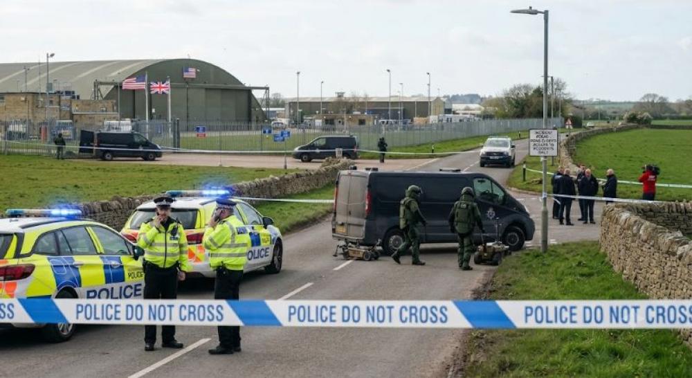 Major security scare near UK airbase used by US in Iran war; 5 arrested