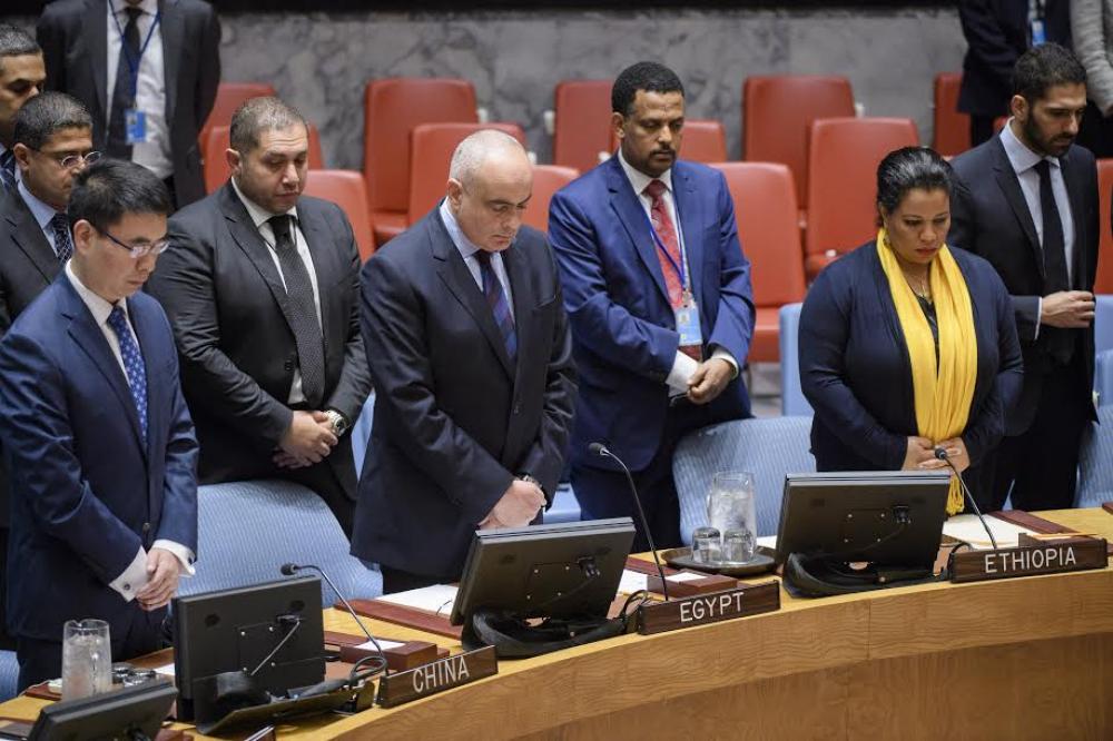 Security Council Honours Victims of Terrorist Attack in Egypt
