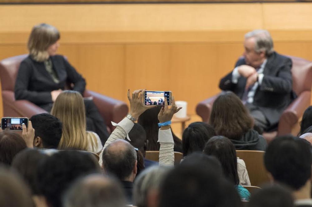 Secretary-General António Guterres has a Conversation at NYU Stern School of Business on Climate Change