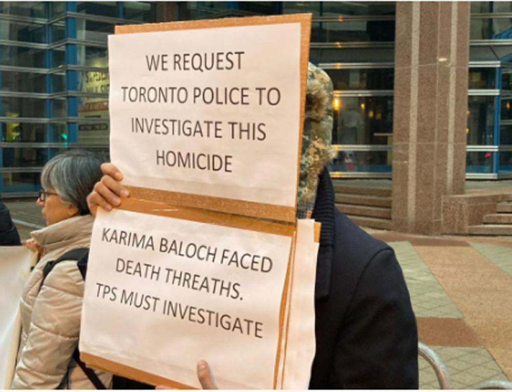 Protesters demand fair probe into Karima Baloch