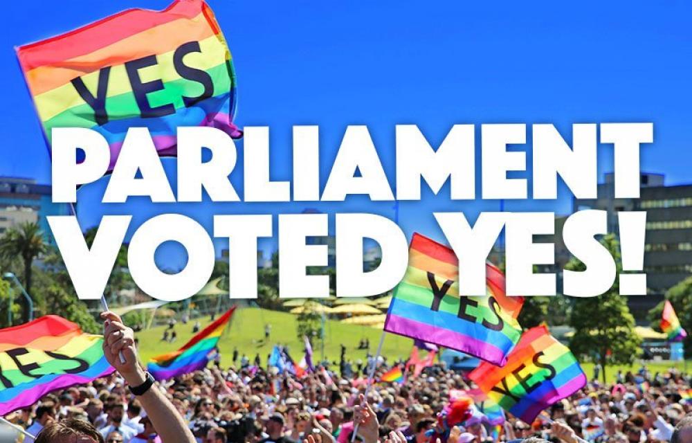 Australia legalises same sex marriages