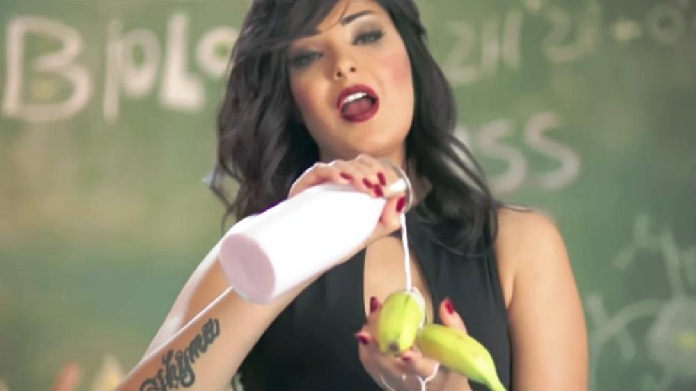 Egyptian female singer jailed for music video with banana act
