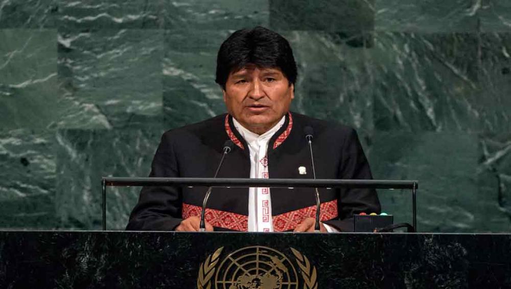 Bolivia’s Morales, at UN, says natural resources, basic necessities must be viewed as human rights