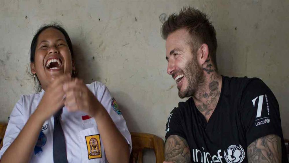 UNICEF envoy David Beckham sets sights on new goal: ending bullying in Indonesia’s schools