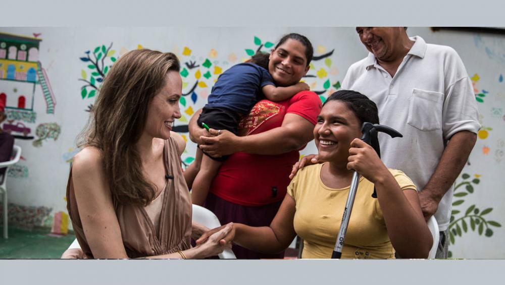 Amid Venezuela exodus, UN refugee envoy Angelina Jolie visits camps on Colombian border, appeals for humanity, more support
