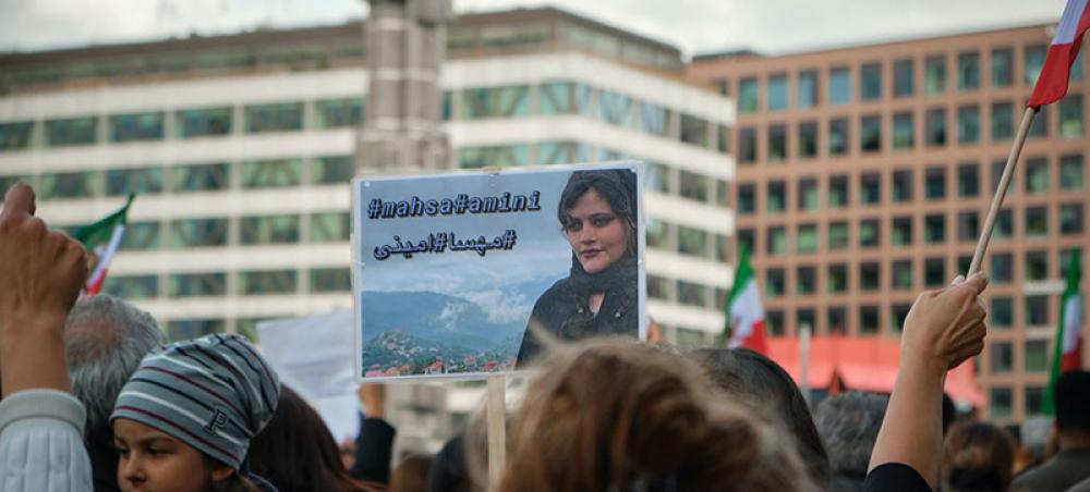 Women demonstrate in Kabul over Mahsa Amini