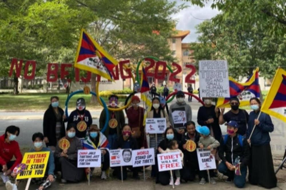 Members of Tibetan community hold march in Australia over China