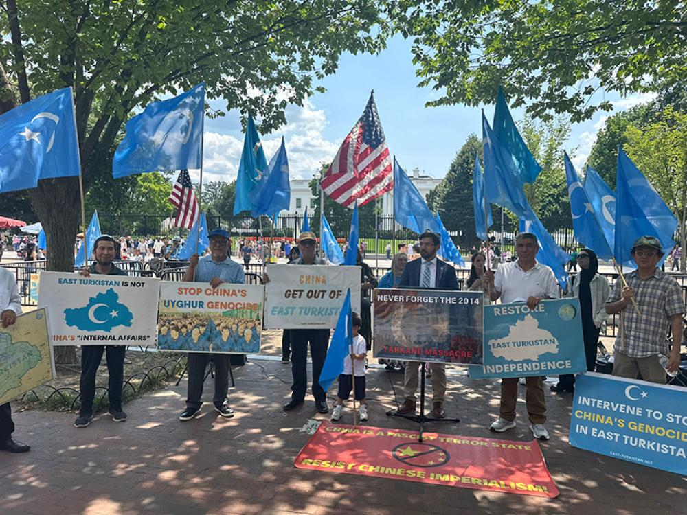 East Turkistan Government in Exile members mark 10th anniversary of the 2014 Yarkand massacre