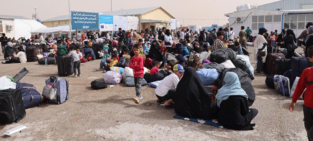 Chaotic wave of returnees from Iran and Pakistan to Afghanistan is threatening broader regional stability, says UN Chaotic wave of returnees from Iran and Pakistan to Afghanistan is threatening broader regional stability, says UN